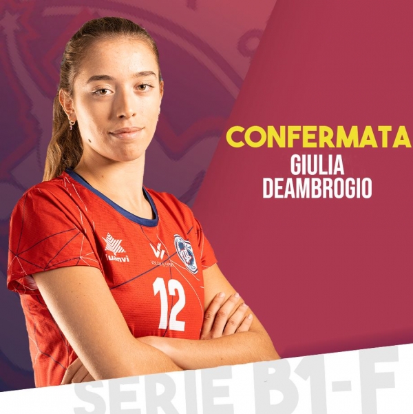 B1-F: Giulia Deambrogio completa il roster parellino
