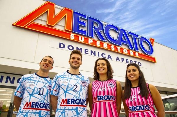 Mercatò nuovo sponsor del Volley Parella Torino